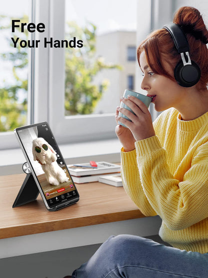 UGREEN Tablet Stand Holder Adjustable Protable Desktop Holder Dock Compatible for iPad 10.2 iPad Pro 11 Inch iPad 9.7 iPad Mini 5 4 3 2 iPad Air Nintendo Switch iPhone 13 12 Pro Max 11 XS XR Black
