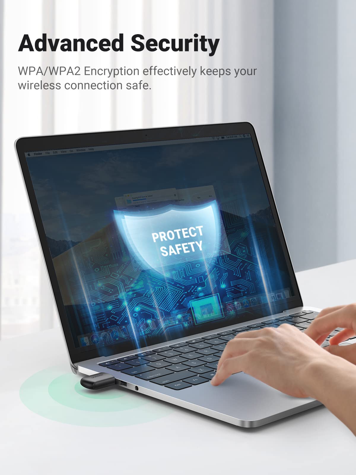 UGREEN AC650 Dual-Band Wireless USB Adapter - Thumbnail 3