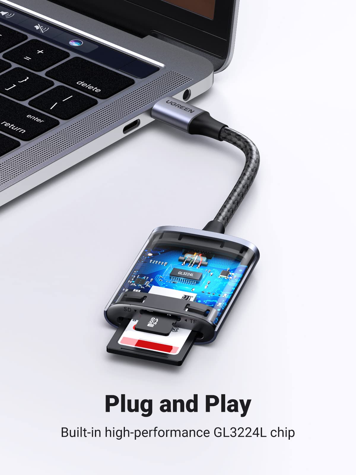 Ugreen 2 in 1 USB C SD Card Reader