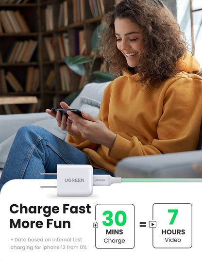 Ugreen 20W USB C Fast Charger - 2 Pack