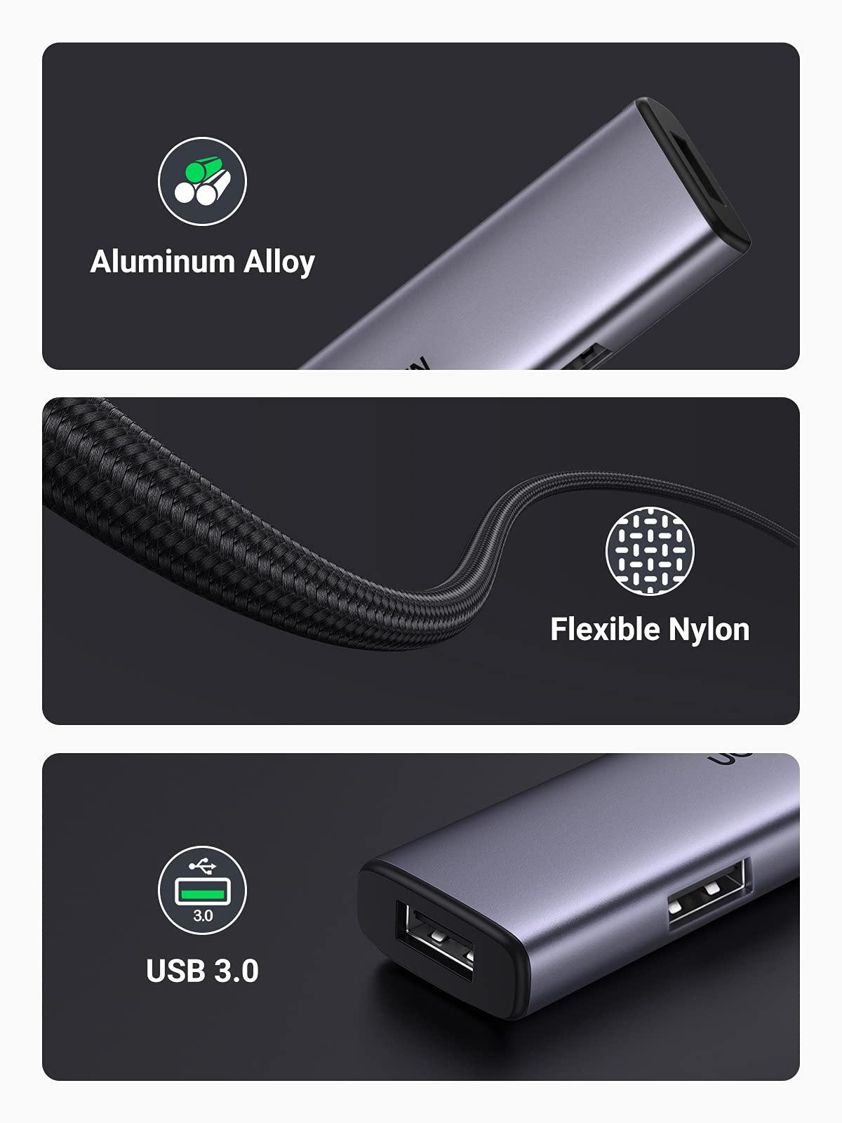 Ugreen 4 in 1 USB C Hub