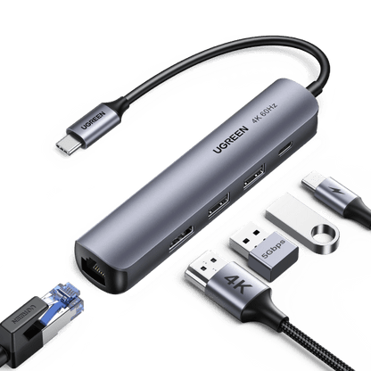 Ugreen 5-in-1 4K HDMI USB C Hub