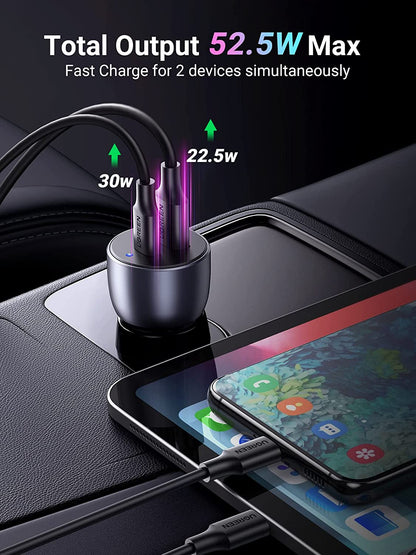 Ugreen 60980 52.5W Type C Car Charger