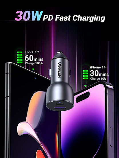Ugreen 60980 52.5W Type C Car Charger