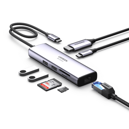 Ugreen 7-in-1 4K HDMI USB C Hub