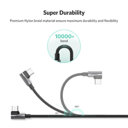 Ugreen Right Angle USB C Quick Charging Cable