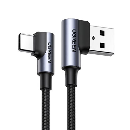 UGREEN USB A to USB C 2-Pack 90 Degree Cable