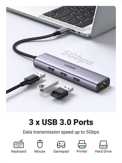 UGREEN USB C to Ethernet Adapter