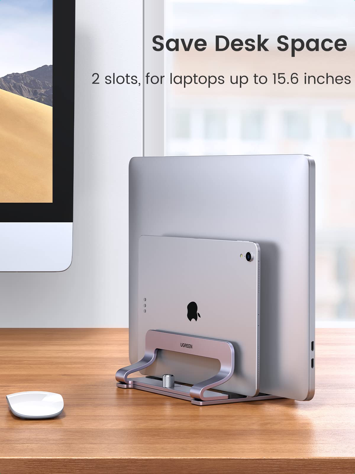 Learning Slot Stand UGREEN 60643 Vertical Dual Slot Laptop Stand for Desk – UGREEN-NZL